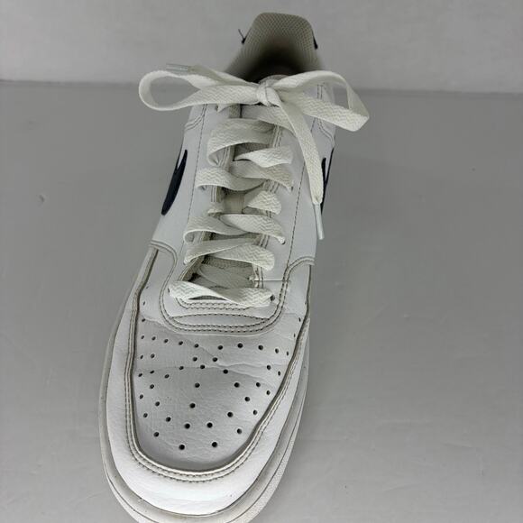 Nike Court Vision Low Next Nature White Midnight Navy Men\'s 9 DH2987-106